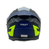 Sway Çene Açılır Kask Sw 912 B1 Mavi