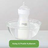 Playtex Baby ™ Nurser® Bebek Biberon & Liners®  & Liners®  Seti - 100% Anti-Kolik - 236ml , 1 Adet Biberon & 5 Adet Sterilize Tek Kullanımlık Liners Biberon Torbaları, 3+ Ay,Orta Akış 