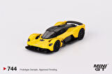 Mini GT Aston Martin Valkyrie Sunburst Yellow 744
