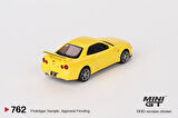 Mini Gt Nissan Skyline GT-R (R34) V-Spec Lightning Yellow 762