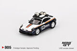 Mini GT Porsche 911 Dakar Rallye Design Package White/Gentian Blue Metallic BL 805