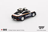 Mini GT Porsche 911 Dakar Rallye Design Package White/Gentian Blue Metallic BL 805