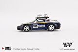 Mini GT Porsche 911 Dakar Rallye Design Package White/Gentian Blue Metallic BL 805