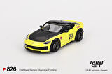 Mini GT Nissan Z LB NATION WORKS Ikazuchi Yellow 826 BL