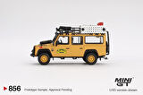 Mini GT Land Rover Defender 110 1989 Camel Trophy Amazon Team Turkey Turkey Exclusive 856