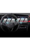 Opel 2024 Mokka 10 Inch Multimedya 12 Inch Gösterge Paneli 9H Nano IPG ProActive Ekran Koruyucu