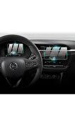 Opel 2020-2022 Corsa 7 Inch Multimedya ve Gösterge Paneli  9H Nano IPG ProActive Ekran Koruyucu