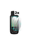 Garmin GPSMAP 66i 66s 66st 66sr 67 67i El Tipi GPS için IPG ProActive Ekran Koruma (2 Adet)