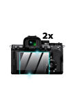 Sony Alpha 7R V Mirrorless Kamera için 9H Nano IPG ProActive Ekran Koruma (2 Adet)