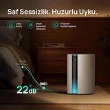 Air Purifier 337S Akıllı Hava Temizleyici, 3 Aşamalı HEPA Filtre, PM2.5 Sensör, LED Ekran Beyaz