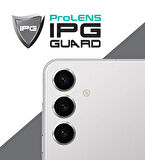 Sam. Galaxy S25 Plus için IPG ProLENS Kamera Lens Koruyucu Alüminyum CD Çerçeveli, Kırılmaz Cam