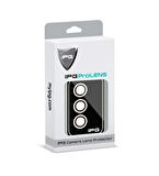 Sam. Galaxy S24 için IPG ProLENS Kamera Lens Koruyucu Elmas Taşlı Çerçeveli, Kırılmaz Cam