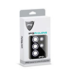 Sam. Galaxy S24 Ultra için IPG ProLENS Kamera Lens Koruyucu Elmas Taşlı Taşlı Çerçeveli, Kırılmaz Cam