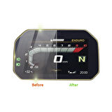 Bmw 2018-2024 R-1250 Gs Motor Dashboard 6.5 Inch Için Ipg Anti-Glare (Mat) Ekran Koruyucu