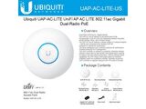 UBIQUITI UapAC LITE 1PORT 867mbps 2.4ghz/5ghz PPoE ACCESS POINT