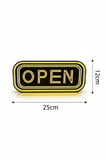 Open / Açık Tasarımlı Dekoratif Aydınlatma Sarı-Siyah (25x12cm)