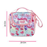 Muggle 3 Bölmeli Butterfly Okul Çantası + Termoslu Beslenme Çantası