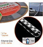 Balp Elkamet Çıta U Tipi Geçmeli Damalı 1 Metre 7Mm