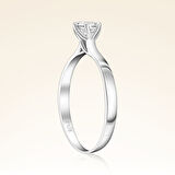 D Renk  0,30 Karat HRD Sertifikalı Tektaş Pırlanta Yüzük  