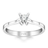 0,16 Karat Tektaş Pırlanta Yüzük 