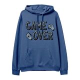 Game Over Hoodie-Royal Mavi