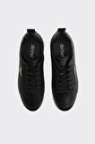 Yüksek Taban Bağcıklı Hakiki Deri Erkek Sneaker