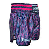DragonDo MT3442 Muay Thai Şortu Kick Boks Şort Neon Pembe Dijital Baskılı Şort