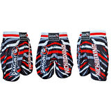DragonDo KB242 Kick Boks Şortu Kick Boxing Antrenman Şortu Dijital Baskılı Desenli Şort