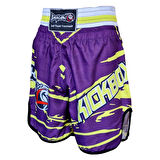 DragonDo KB246 Kick Boks Şortu Kick Boxing Antrenman Şortu Dijital Baskılı Neon Şort