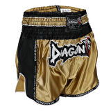 DragonDo MT3075 Retro NEO Muaythai Şortu Gold Muay Thai Şort Altın