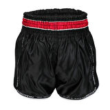 DragonDo MT3075 Retro NEO Kick Boks Şortu Siyah Retro Muay Thai Şort