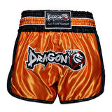DragonDo MT3075 Retro NEO Muaythai Şortu Muay Thai Şort Turuncu