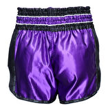 DragonDo MT3075 Retro NEO Kick Boks Şortu Mor Muay Thai Şort