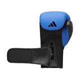 Adidas ADIC50TG Combat 50 Boks Eldiveni Mavi Mat Suni Deri Kick Boks Eldiveni