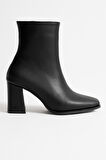 Osum Kadın Siyah Topuklu Bot