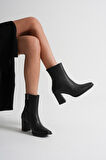 Osum Kadın Siyah Topuklu Bot