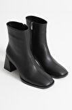 Alenro Kadın Siyah Topuklu Bot