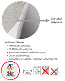 Petmat Kedi Mama Paspası , Kaymaz Taban , Yıkanabilir , Evcil Hayvan Paspası b002