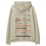 Street Wear 2 Hoodie-Krem
