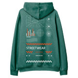 Street Wear 2 Hoodie-Yeşil