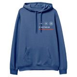 Street Wear 2 Hoodie-Royal Mavi