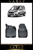 Ford Courier 2023 Model Panelvan Araca Özel 3d Havuzlu Paspas(2 PARÇA)