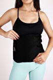 Tosima  25 x 110 Cm Neopren Bel Korsesi Termal Sauna Kemer Waist Trimmer Siyah