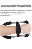Bilek Güçlendirme Aleti Ayarlanabilir Siyah El Yayı Ön Arka Kol Güçlendirici Kas Geliştirici Fitness