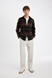 DeFacto Gabardin Pantolon Wide Straight Fit Bol Rahat Kesim Cepli Geniş Düz Paça C9159AX24AUBG766