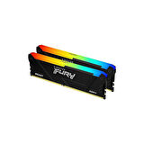 KINGSTON 16GB 3200MT/s DDR4 CL16 DIMM (Kit of 2) FURY Beast RGB Ram KF432C16BB2AK2/16