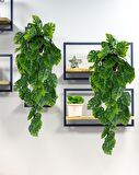 Yapay Çiçek Saksıda Sarkan Monstera Deve Tabanı Yapay Sarmaşık Pastel 60cm