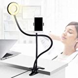 Gaman Led Ring Light Youtuber Light Stüdyo Işığı Akrobat Selfie Led Masa Lambası
