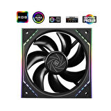 Thermalright TL-M12 ARGB 120mm Siyah Kasa Fanı