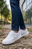 Premium Serisi Beyaz Çizgili Unısex Sneaker – Günlük Spor Ayakkabı